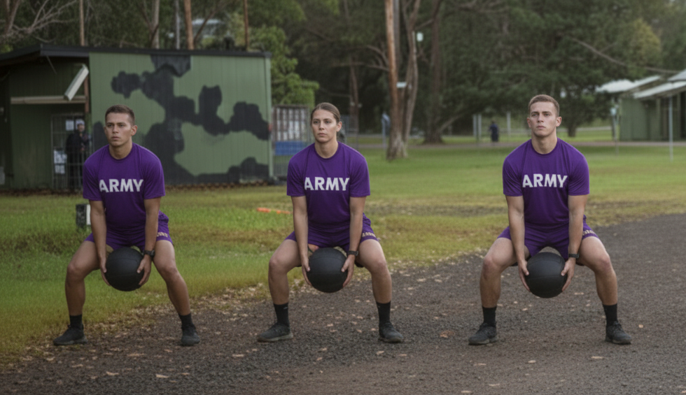 ACFT fitness training illustration